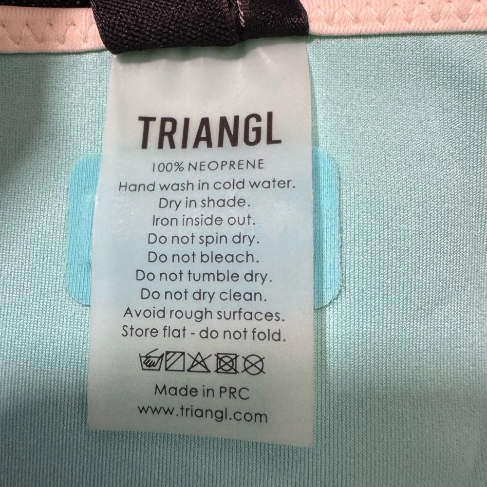 Triangl Swimwear Blue and White Bikini